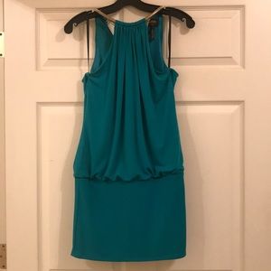 Laundry by Shelli Segal Teal Dress- Size 6